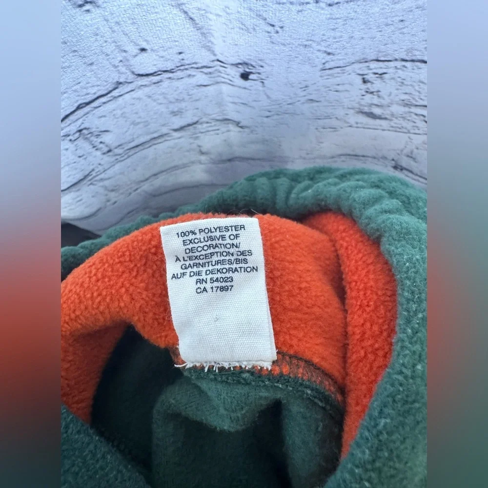 Baby GAP Kids Green and Orange Color Block Pull Over Hoodie